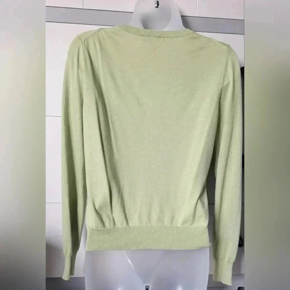 Banana Republic Cardigan sweater, Pastel Green, womens size Medium - Picture 10 of 12